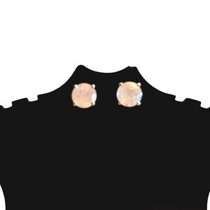 Moonstone‎ Sterling Silver Stud Earrings